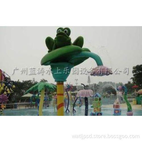 Water Pool Toys Frog Jump Aqua Fountain , Water Playground